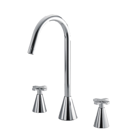 Two-Handle Widespread Basin Faucet