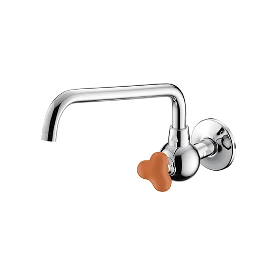 Kitchen Faucet (Orange)(Wall-Mounted/Cold Only)