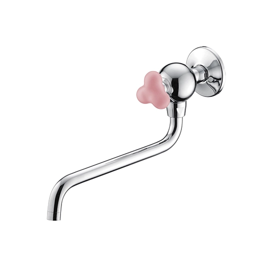 Kitchen Faucet (Pink)(Wall-Mounted/Cold Only)