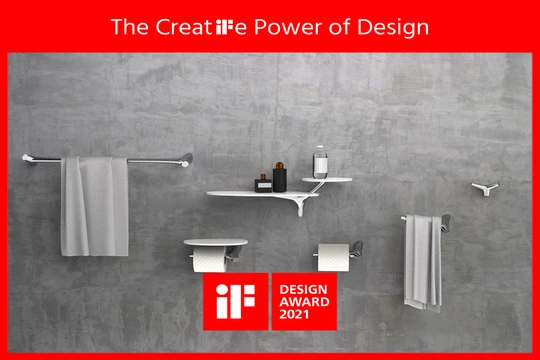 Justime's Nature Series Faucet and Bathroom Accessories Won the 2021 iF Designing Award!